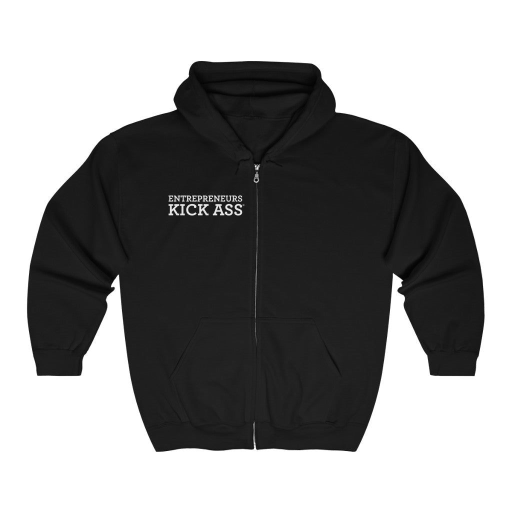 Entrepreneurs Kick Ass® Unisex Heavy Blend™ Full Zip Hooded Sweatshirt