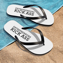 Load image into Gallery viewer, Entrepreneurs Kick Ass® Unisex Flip-Flops
